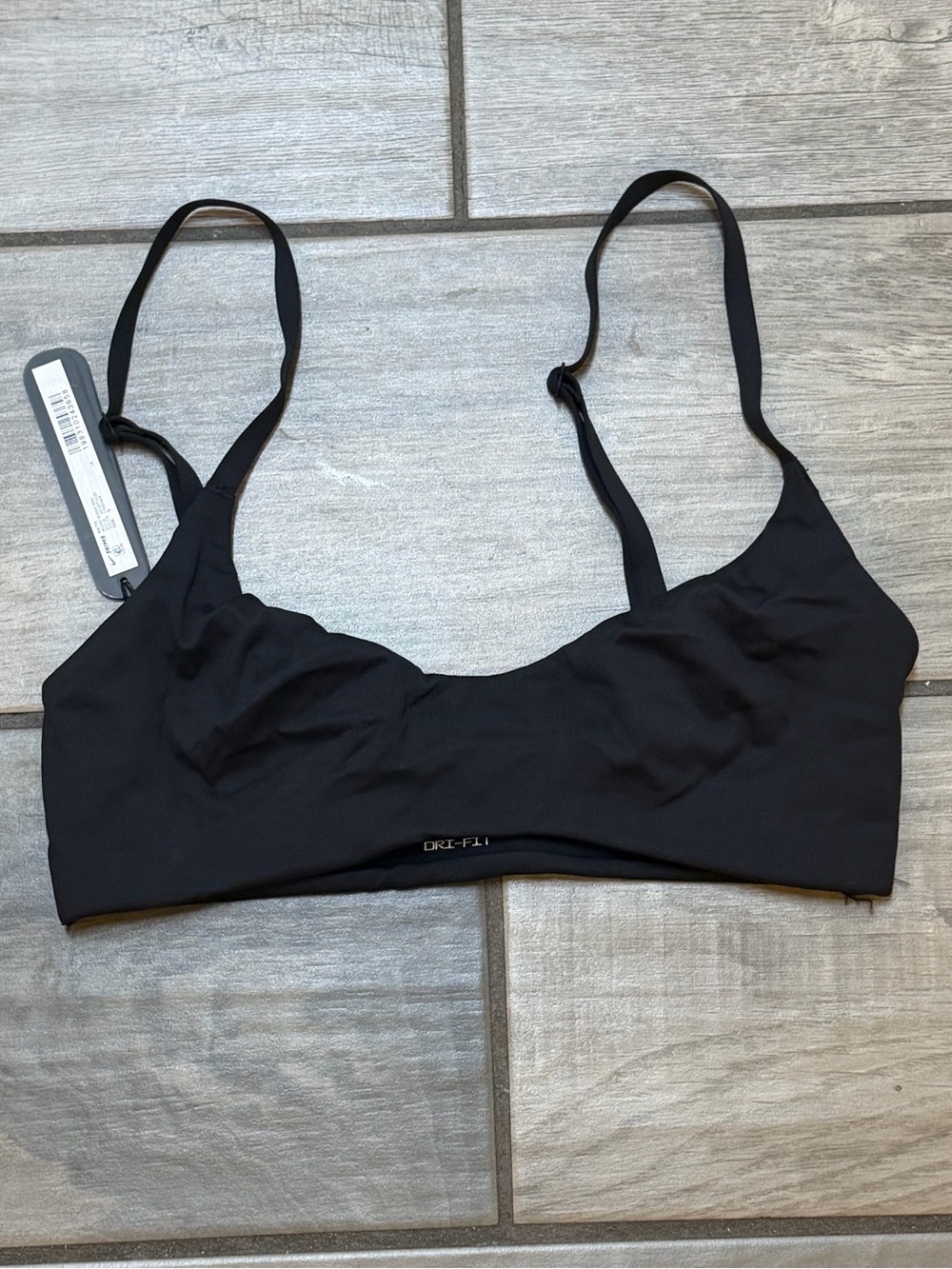 Nike x SKIMS Matte Micro Scoop Bra Obsidian